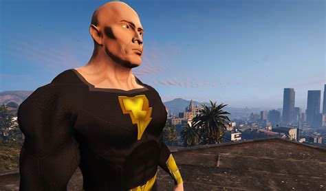 Dwayne The Rock Johnson Retexture Black Adam At Grand Theft Auto