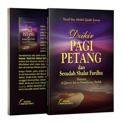 Buku Dzikir Pagi Dan Petang Sore Dan Setelah Shalat Sesuai Sunnah