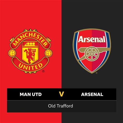 Follow Man Utd V Arsenal Bbc Sport