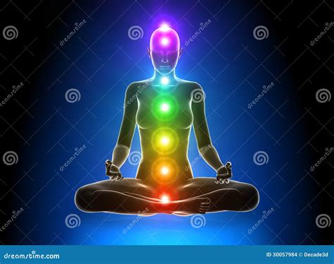 Meditation, Chakras Royalty-Free Illustration | CartoonDealer.com #44620521