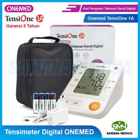 Onemed Tensione A Tensimeter Digital Lengan Adaptor Tanpa Suara Alat