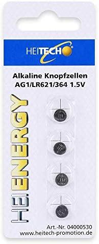 ABSINA AG1 LR621 Knopfzelle 10er Pack 1 5V Alkaline Knopfzellen