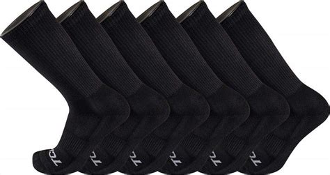 Tck Cushioned Moisture Wicking Work Crew Socks 6 Pack For Men And