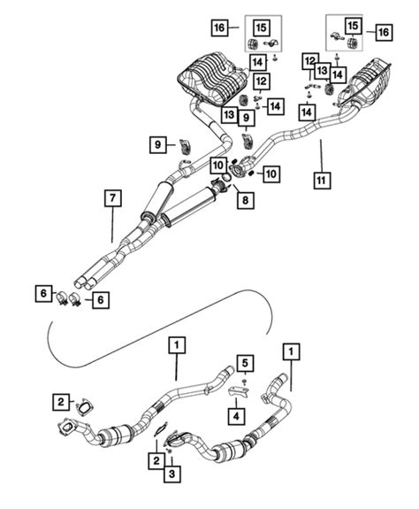 Exhaust System For 2015 Dodge Challenger Steve White Parts