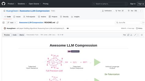 Github Awesome Llm Compression Features Alternatives Toolerific