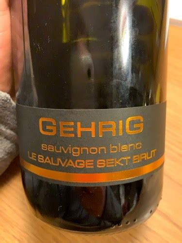 Gehrig Sauvignon Blanc Le Sauvage Sekt Brut Vivino Us