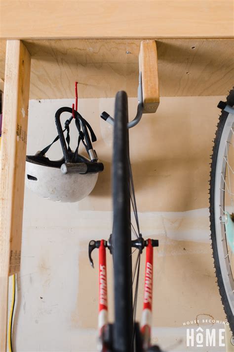 Easy and Cheap DIY Bike Rack - House Becoming Home