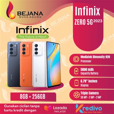 Infinix Zero 5g 2023 X6815d 8gb 256gb Garansi Resmi Lazada