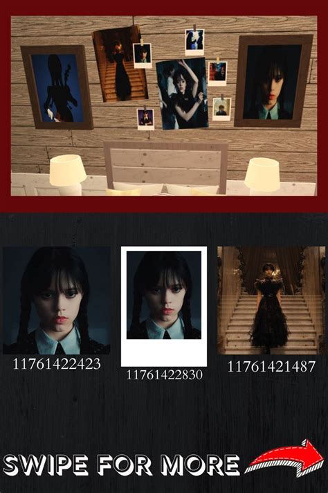 Wednesday Addams Jenna Ortega poster, painting, and polaroid decals for ...