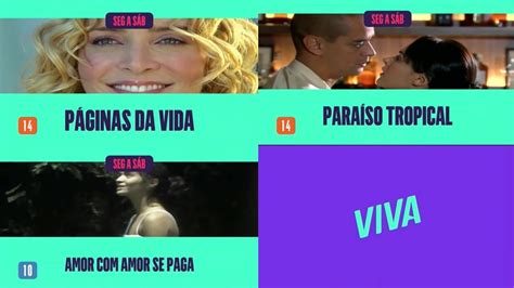 Chamada vertical novelas do VIVA 2022 Páginas da Vida Paraíso