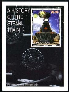 Stamp: Locomotive (Uzbekistan: Illegal Stamps(History of the Steam Train) Col:UZ 2001-01/09