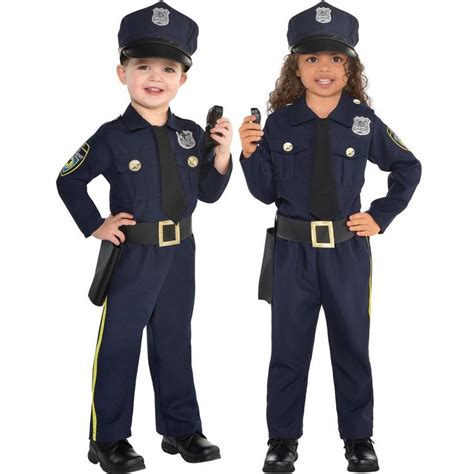 Kids Classic Police Officer Deluxe Costume Party City