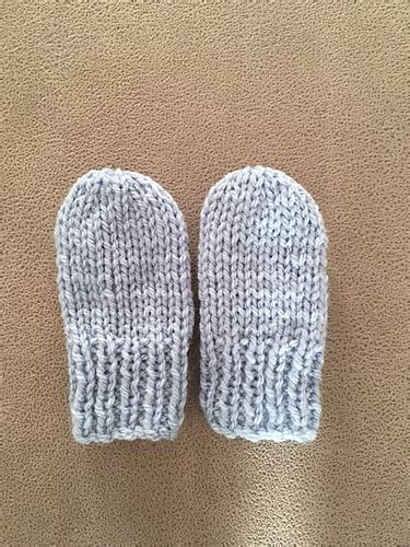 Ravelry Quick Baby Mittens Pattern By Marianna Mel