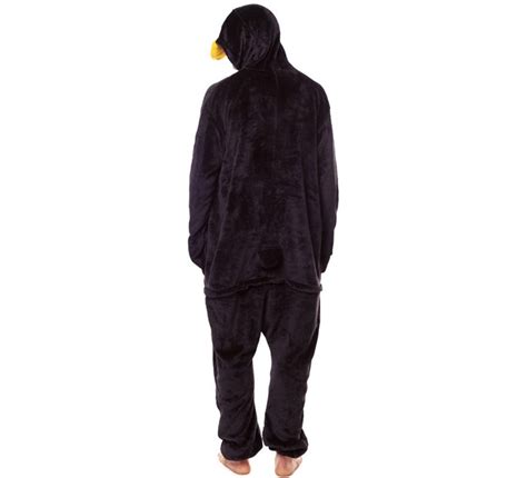 Fato De Pijama De Pinguim De Bico Amarelo Para Homem