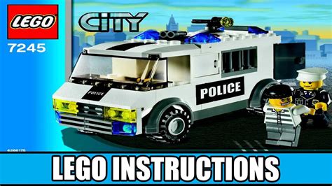 Lego Instructions City Prisoner Transport Youtube