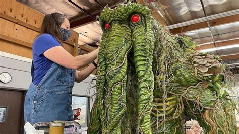 Werewolf By Night Behind The Scenes Photos Show The Making Of Man Thing