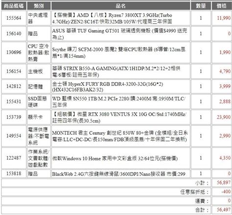 【問題】預算60k 主機求配置 電腦應用綜合討論 哈啦板 巴哈姆特