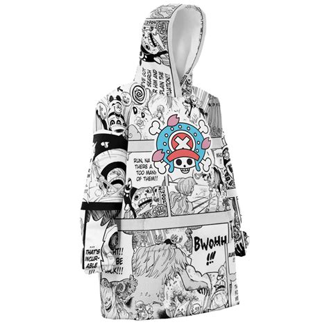 Tony Chopper Manga Panels One Piece Snug Oversized Blanket Hoodie ...