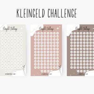 Kleingeld Challenge Spar Challenge Sparchallenge Sparen Mit