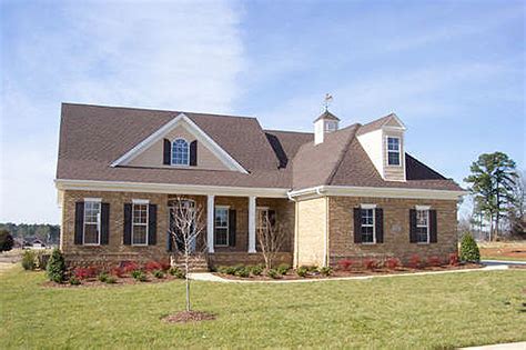 Southern Traditional House Plan With Large First Floor Master Suite