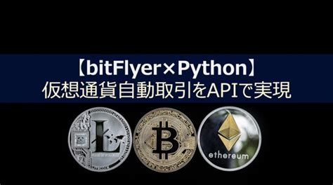 【python】bitflyer Api取得手順・ビットコイン自動売買実践｜仮想通貨の取引自動化・シストレ入門 Dxcel Wave