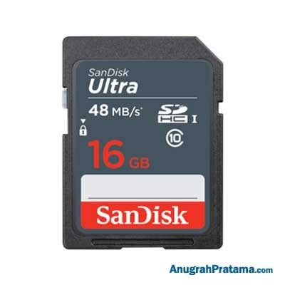 Jual SANDISK Ultra 16GB Class 10 SDHC UHS I Card 48MB S Memory SDSDUNB