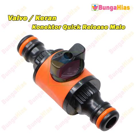 Jual Konektor Quick Release Selang Mm Inch Sambungan