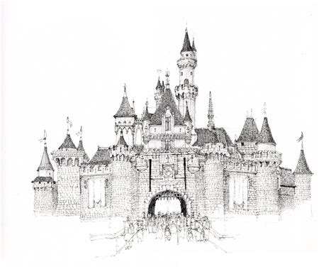 Disneyland Castle Outline