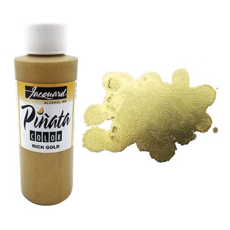 Rich Gold Pinata Color Alcohol Ink By Jacquard 4 Oz