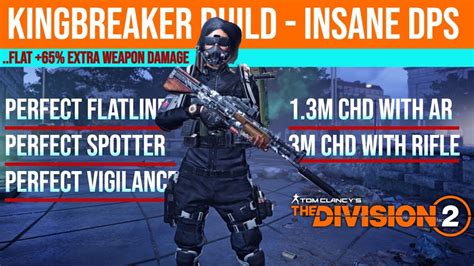 Kingbreaker Build Insane Damage The Division 2 YouTube