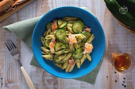 Pasta Con Crema Di Zucchine E Scampi Oppskrift