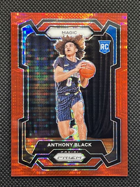 Panini Prizm Anthony Black Rc Seismic Red Prizm Pulsar Rookie