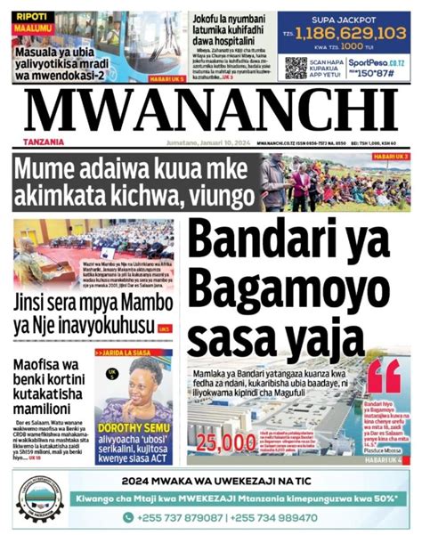 Habari Kubwa Magazetini Kenya Leo January 10 2024 Millard Ayo