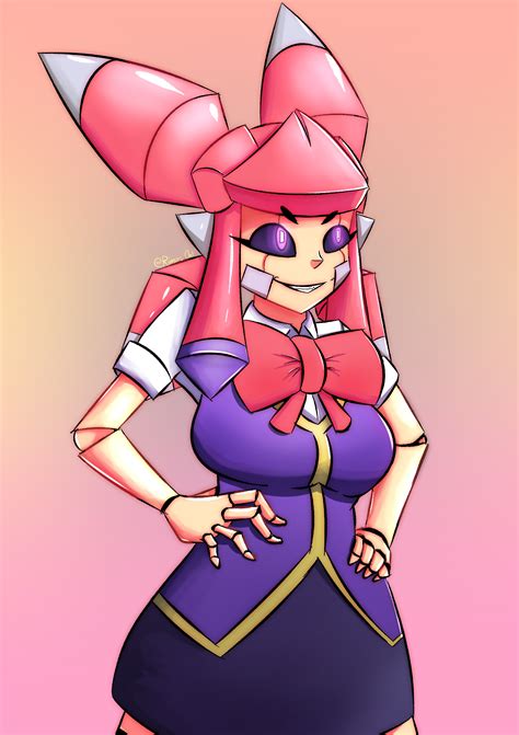 cc cyborgchan fanart  rimuruoni  newgrounds