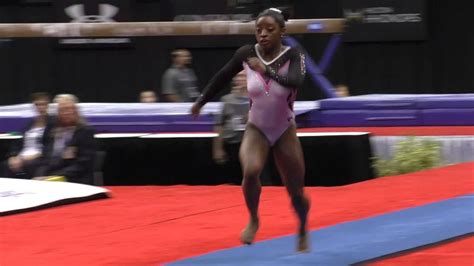 Simone Biles Vault 1 2014 P G Championships Sr Women Day 1 YouTube