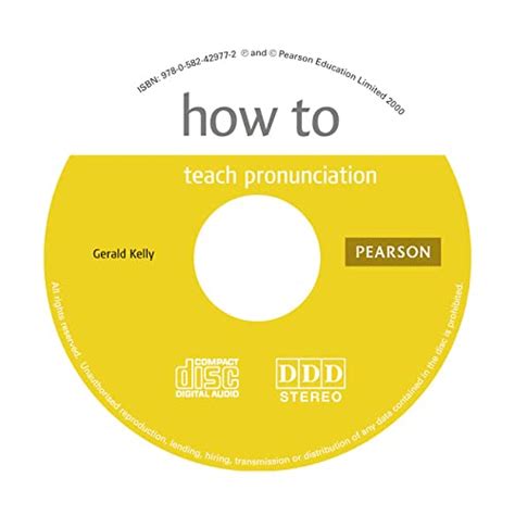 Buy How To Teach Pronunciation Audio Cd Book Online At Low Prices In