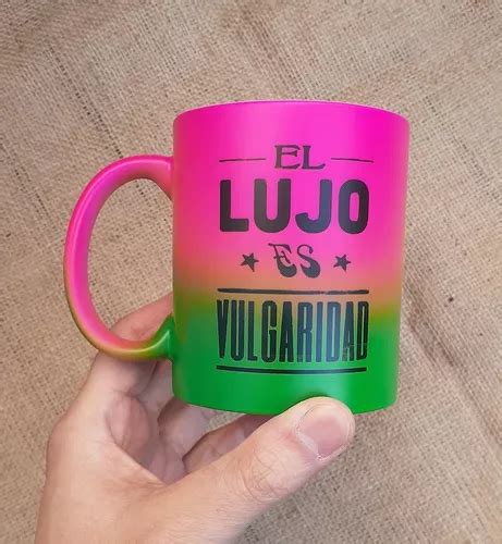 Taza Ceramica Bicolor Frase Patricio Rey Indio Solari Rock En Venta En