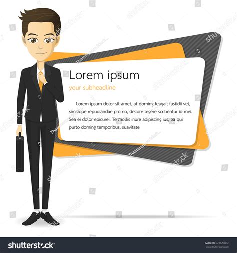 Businessman Character Suit Vector Cartoon Stock Vector (Royalty Free ...