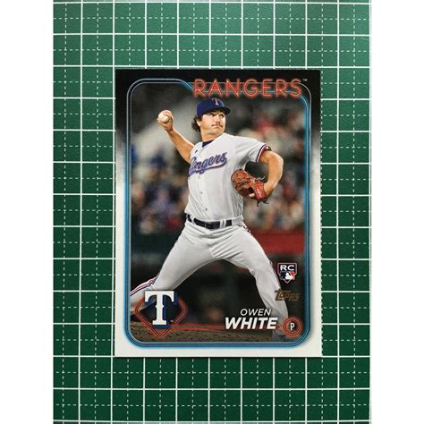 Topps Mlb Series Owen White Texas Rangers Base