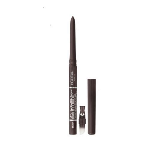 L'Oreal Paris Infallible Never Fail Pencil Eyeliner 511 Black, 0.008 oz ...