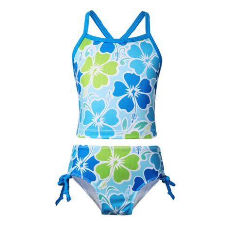 Kinder Mädchen Tankini Badeanzug Badehose Bademo Bikini Schwimmanzug 98