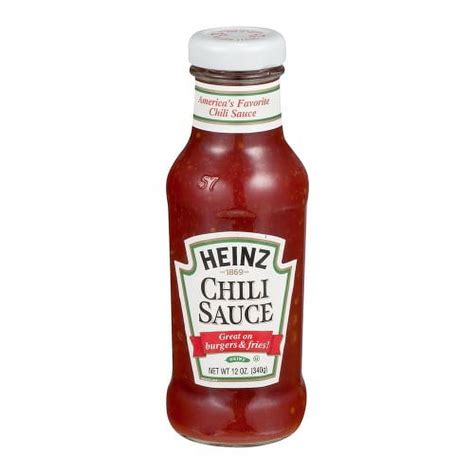 Heinz Chili Sauce 12 Oz Bottle Pack Of 10 Walmart