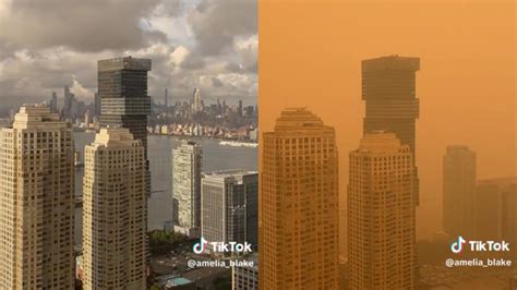 Parece Marte Mira El Antes Y Despu S De Nueva York Tras El Humo De