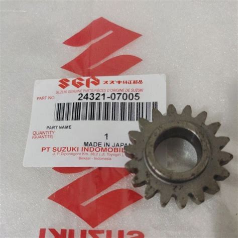 Jual COD Gear Gigi Gir Ratio Rasio Kaki 3 18T Suzuki A100 Original ASLI