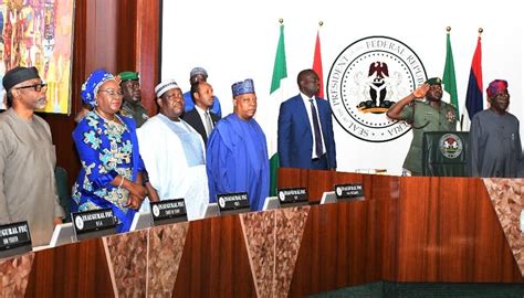 President Tinubu Presides Over Inaugural Fec Meeting Photos