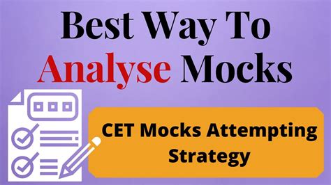 Cet Mock Strategy How Many Mocks To Analyse Now How To Attempt