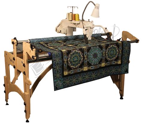 Top Of The Line 18 Long Arm Quilting Machine W Extra High Throat Packaged With The 10’ Wood