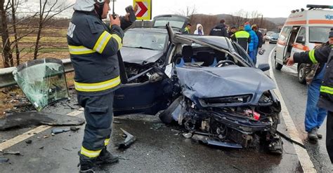 Accident grav pe DN 76 în Hunedoara Patru persoane au fost rănite