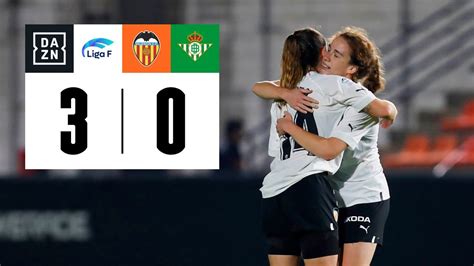 Valencia Cf Femenino Vs Real Betis F Minas Resumen Y Goles