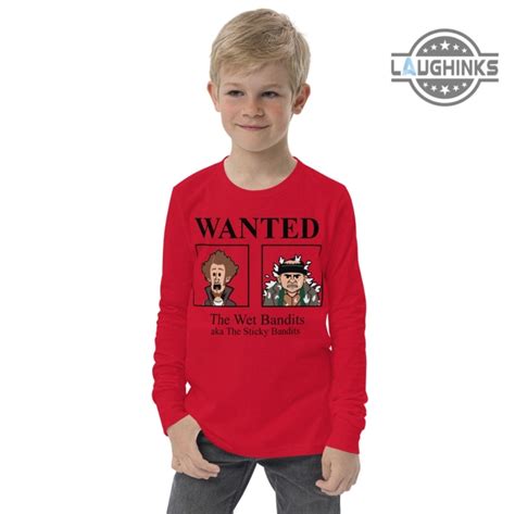 Kids Home Alone Shirt Sweatshirt Hoodie 90s Christmas Movie Funny